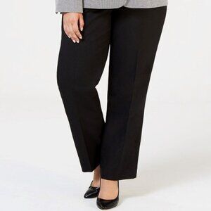 Talbots 16WP Dress Pants Black Solid Trouser